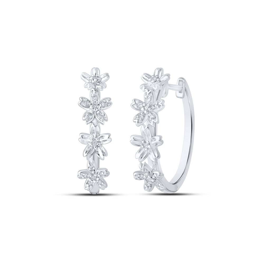 1/8Ctw-Dia P2 Gift Hoops Earring (4.73 grams)