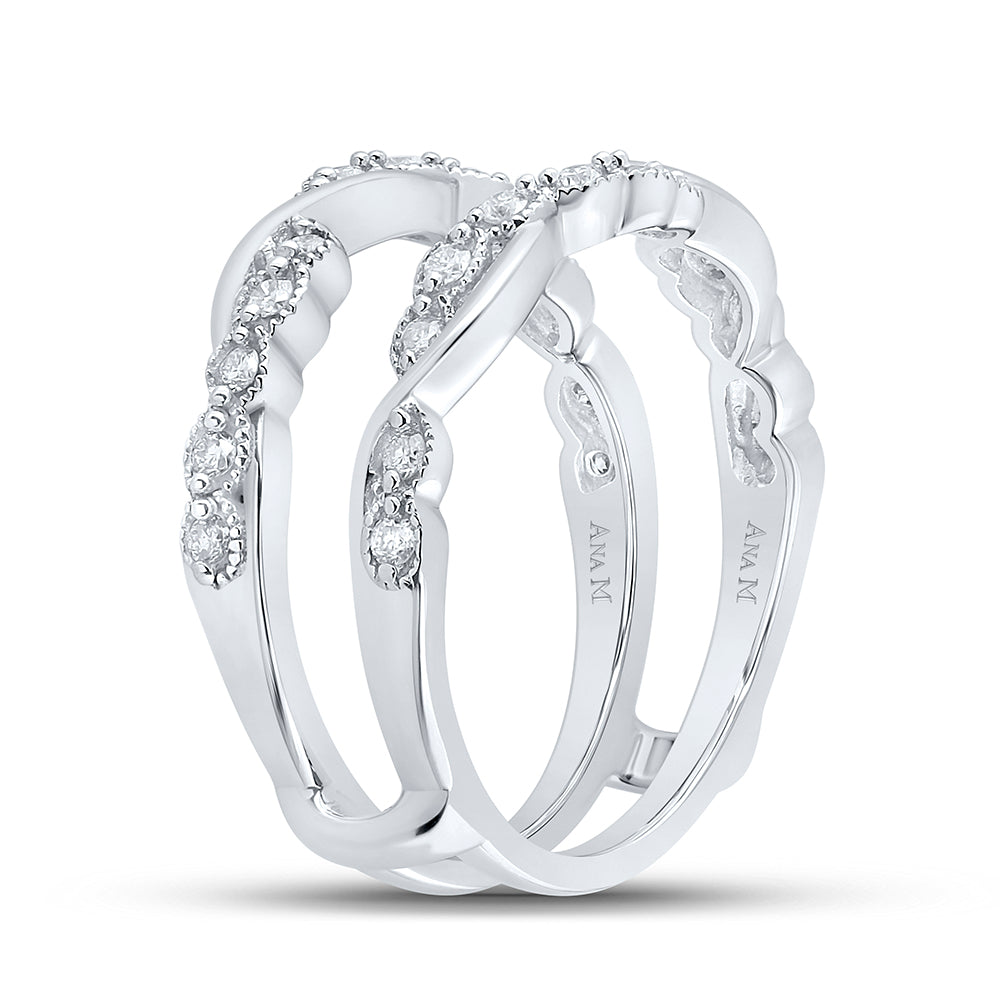 1/3Ctw-Dia Ana M Enhancer Ring (4.25 grams)