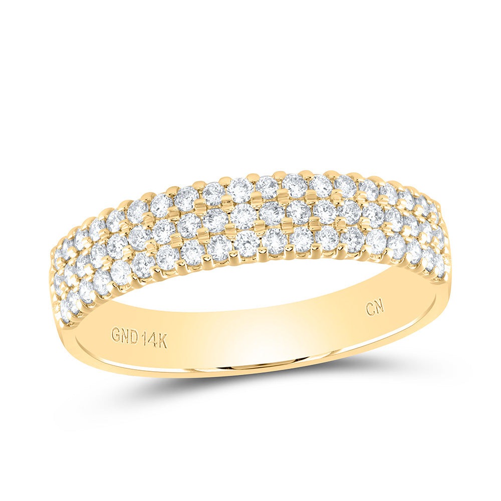 1/2Ctw-Diamond Machine Set Band (2.73 grams)