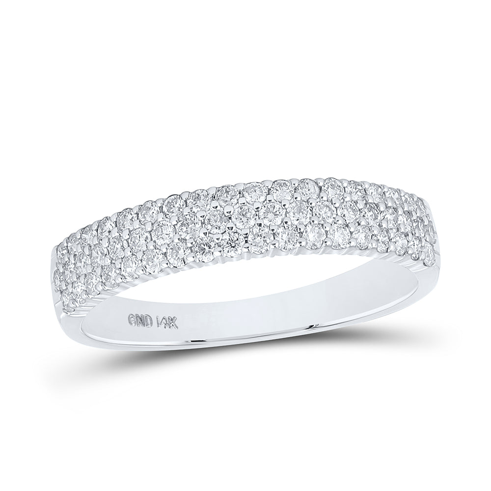 1/2Ctw-Diamond Machine Set Band (2.69 grams)