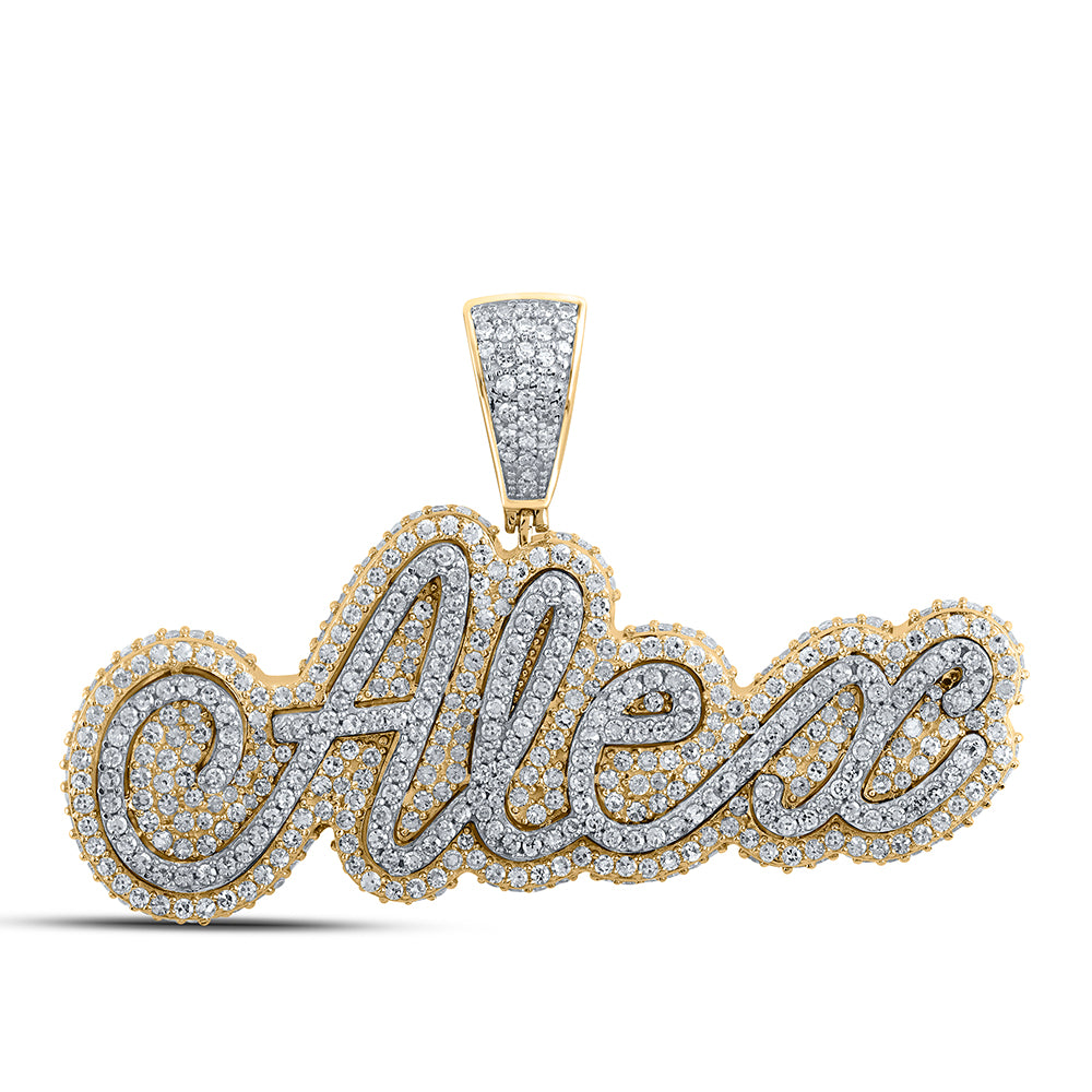 2Ctw-Dia Cn Alex Mens Initial Pendant (12.2 grams)