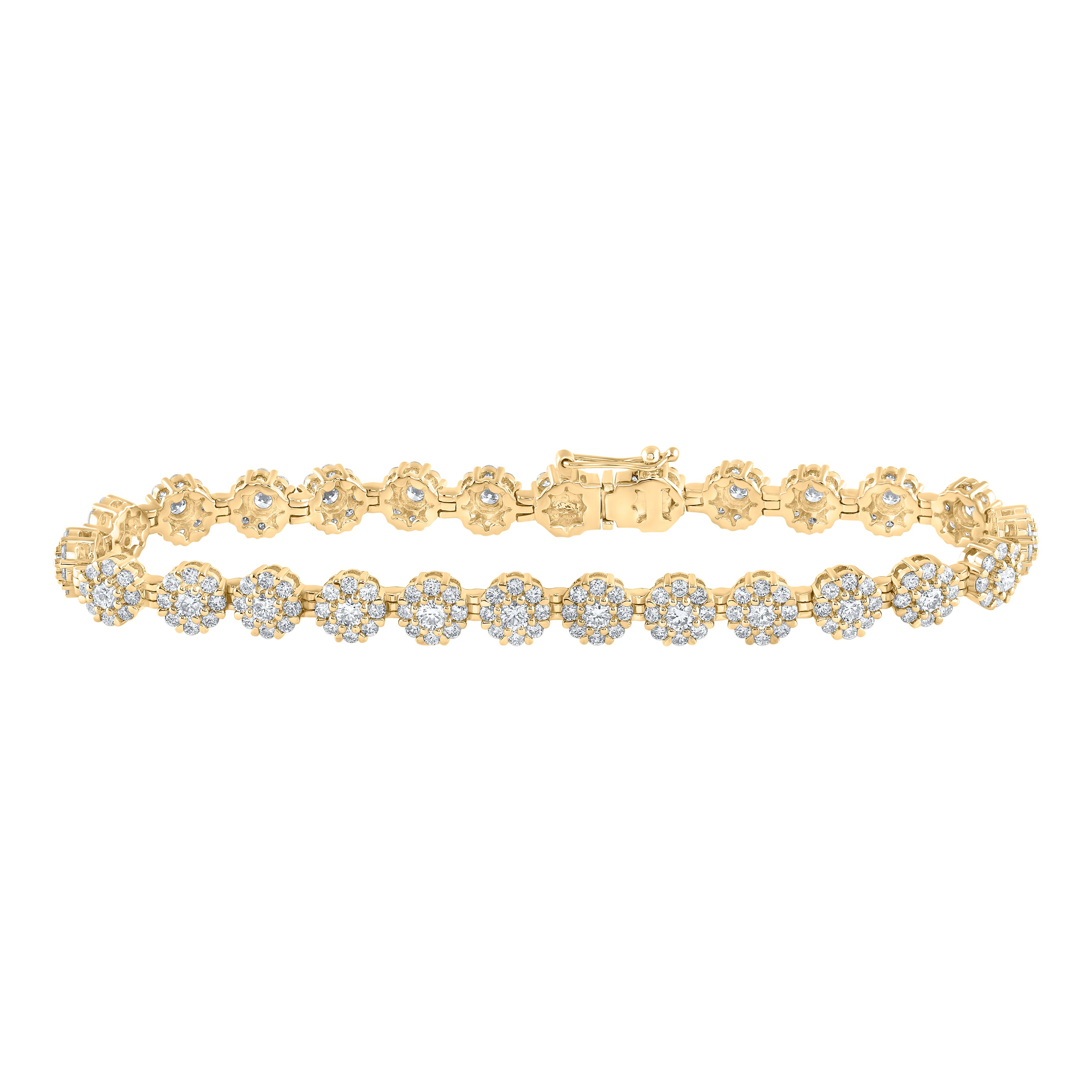 4 3/4Ctw-Dia Nk Ladies Bracelet (7 Inch) (13.26 grams)
