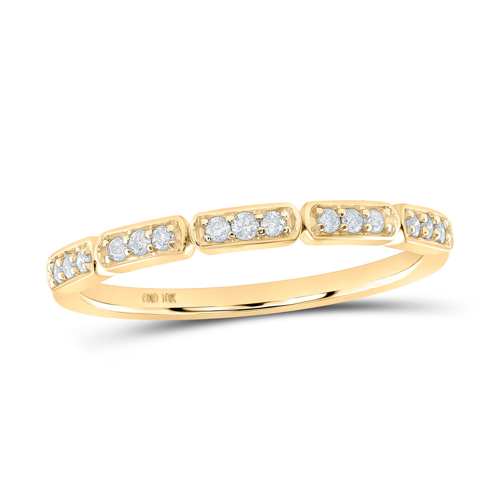 1/8Ctw-Dia Cn Stackable Ring (1.34 grams)