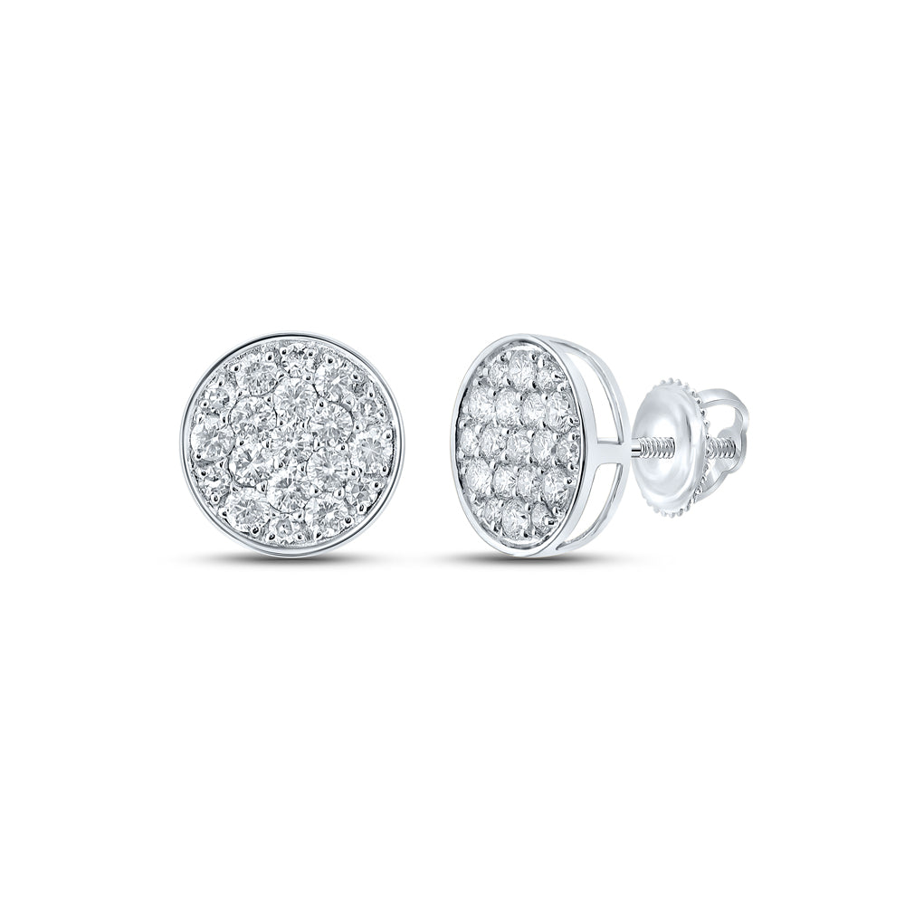 1/2Ctw-Dia Nk Round Earring (1.42 grams)