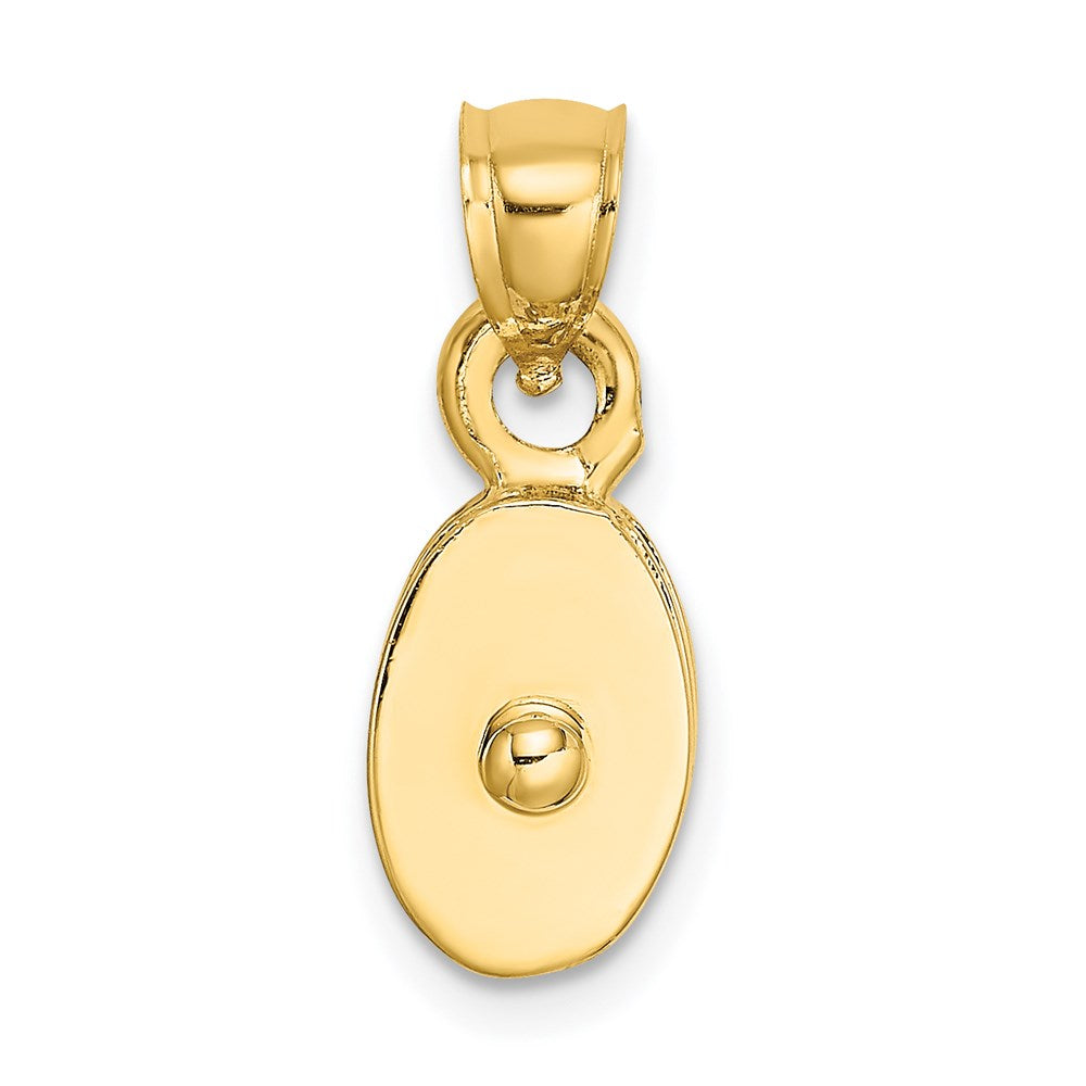 14k Yellow Gold 10.55 mm Polished 3-D Moveable Pulley Charm (3 grams)