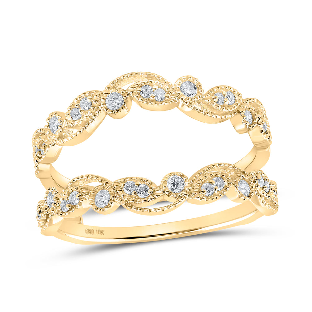 1/4Ctw-Dia Cn Enhancer Ring (3.1 grams)