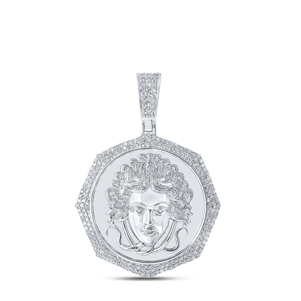 1 1/4Ctw-Dia P1 Medusa Pendant (14.89 grams)