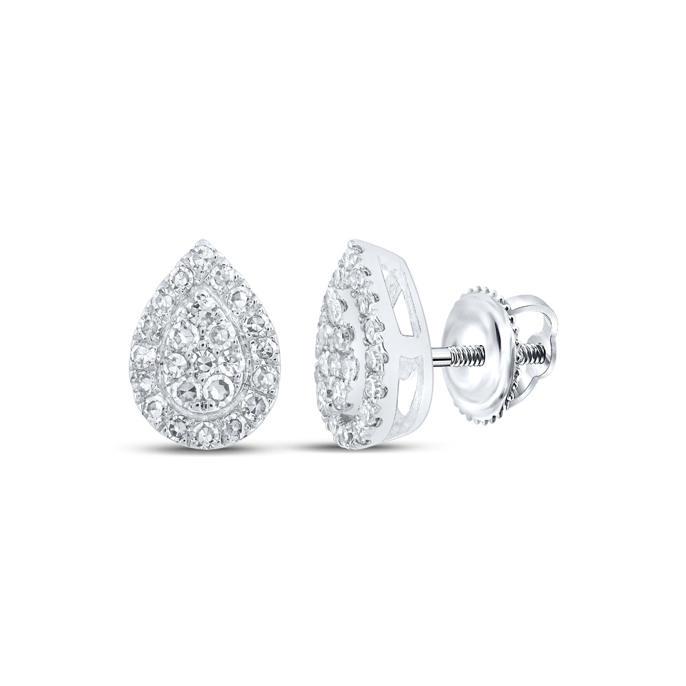 1/4Ctw-Dia Nk Fashion Pear Earring (1.14 grams)