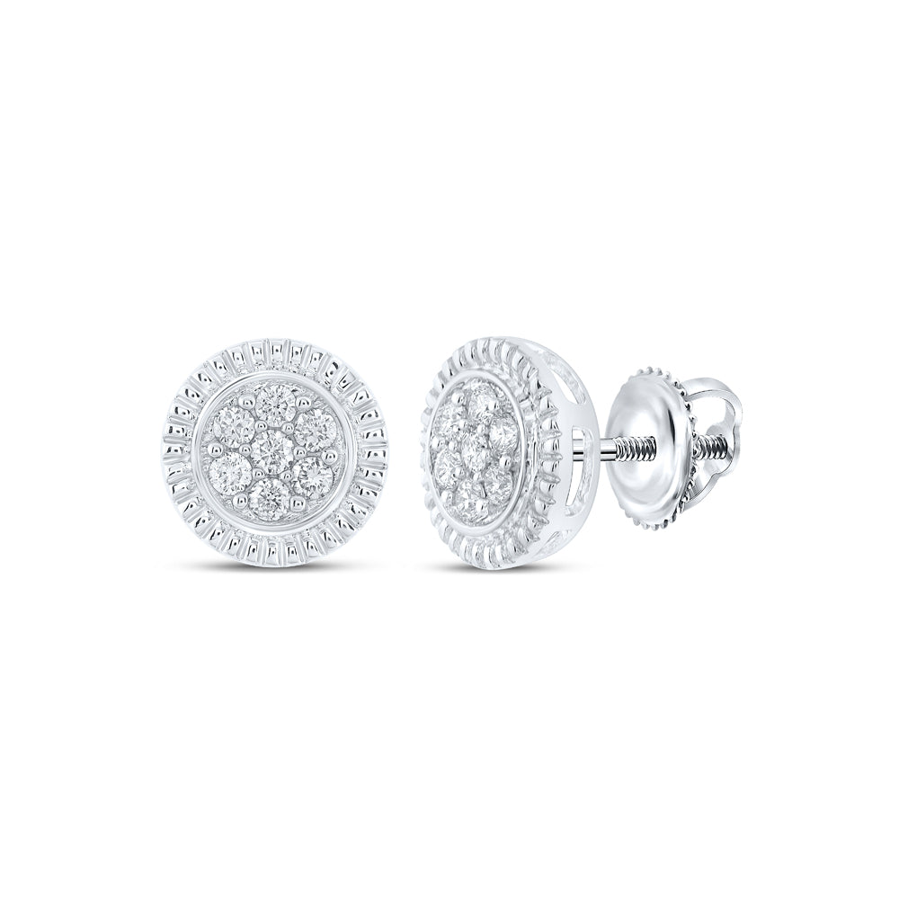 1/4Ctw-Dia Nk Fashion Round Earring (1.62 grams)