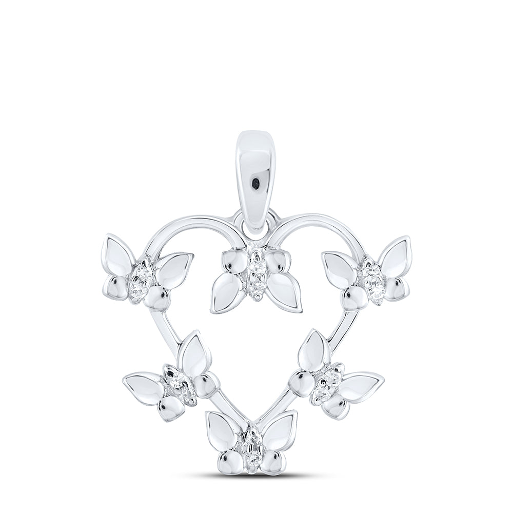 1/20Ctw-Dia Nk Gift Heart Pendant (1.46 grams)