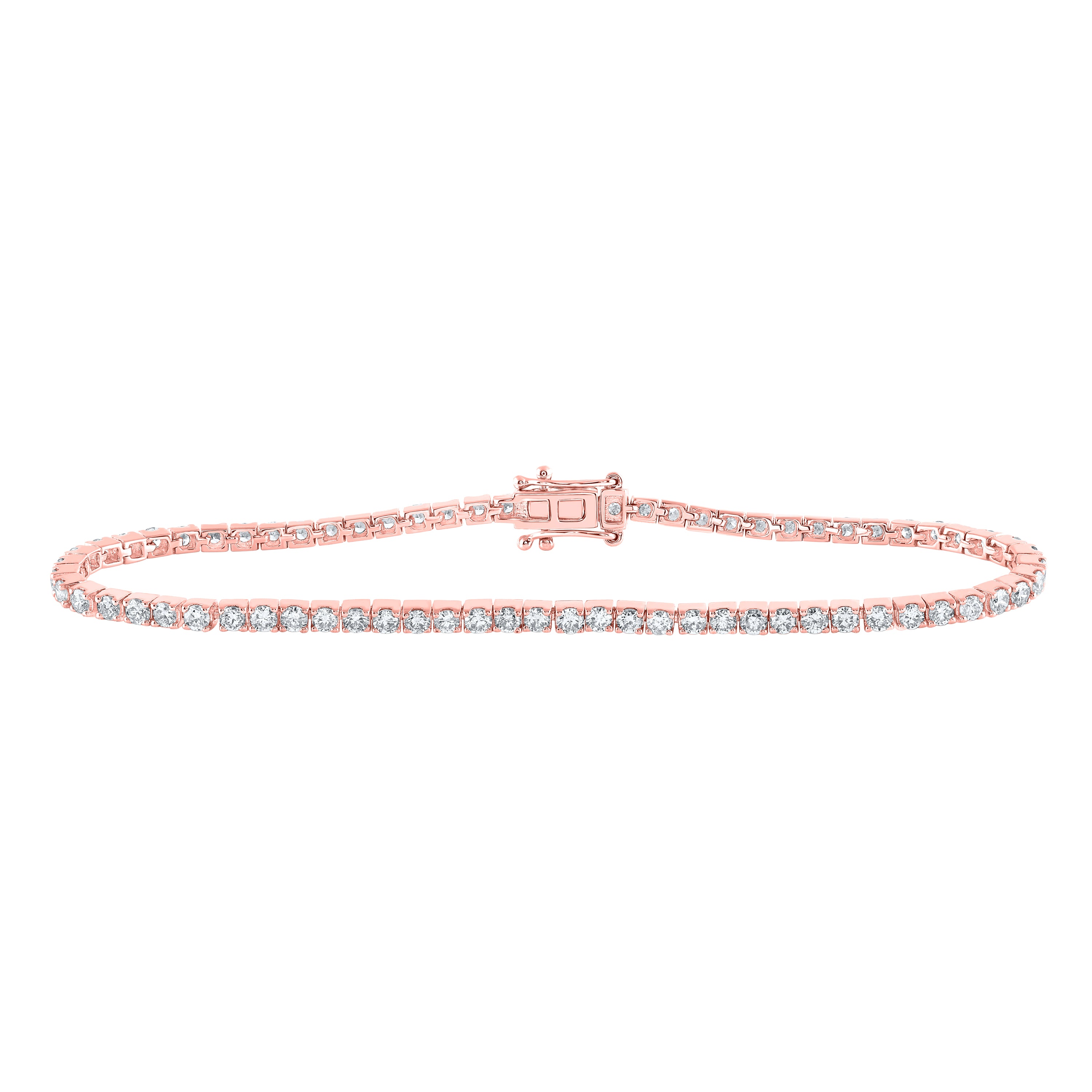 2 7/8Ctw-Dia Nk Tennis Bracelet (7 Inch) (7.61 grams)