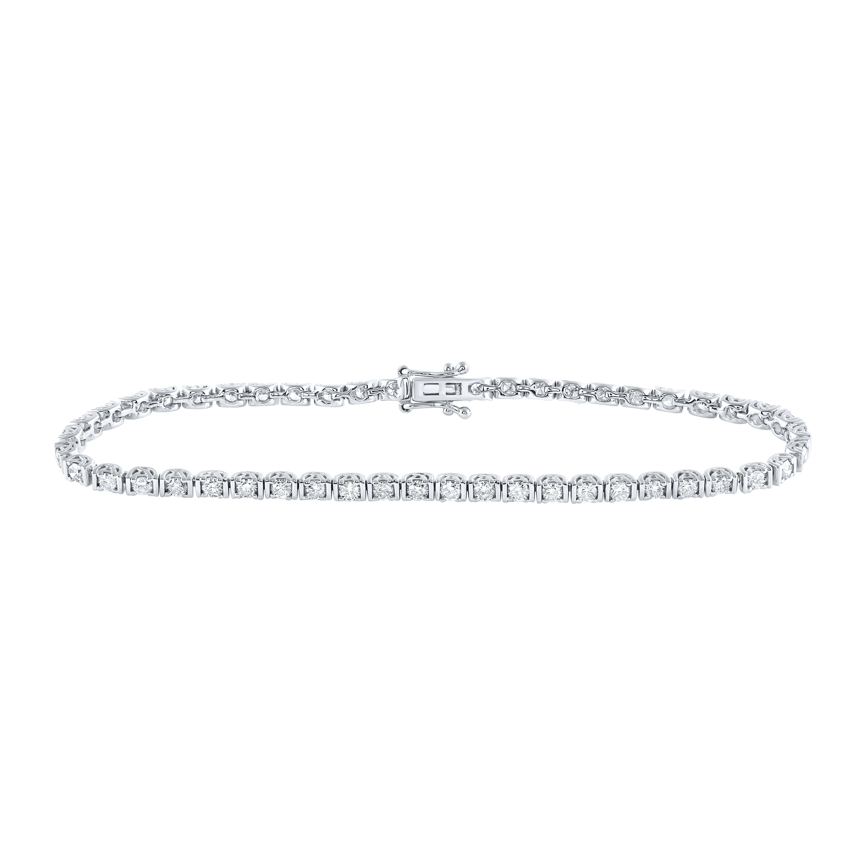 2 Ctw-Dia Nk Tennis Bracelet (7 Inch) (7.28 grams)