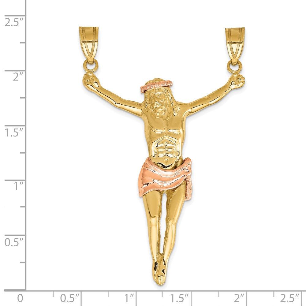 14k Two-tone 42 mm Corpus Pendant (10.03 grams)