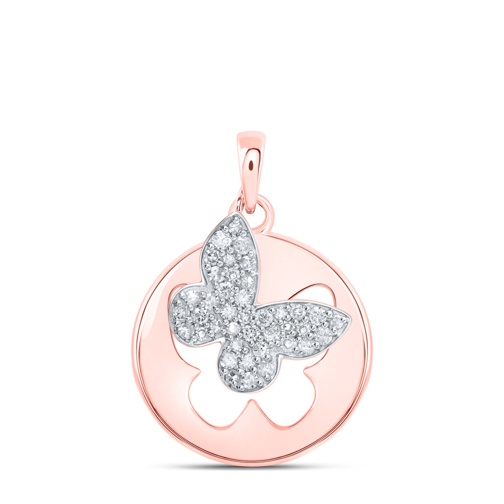 1/3Ctw-Dia Nk Butterfly Pendant (2.02 grams)