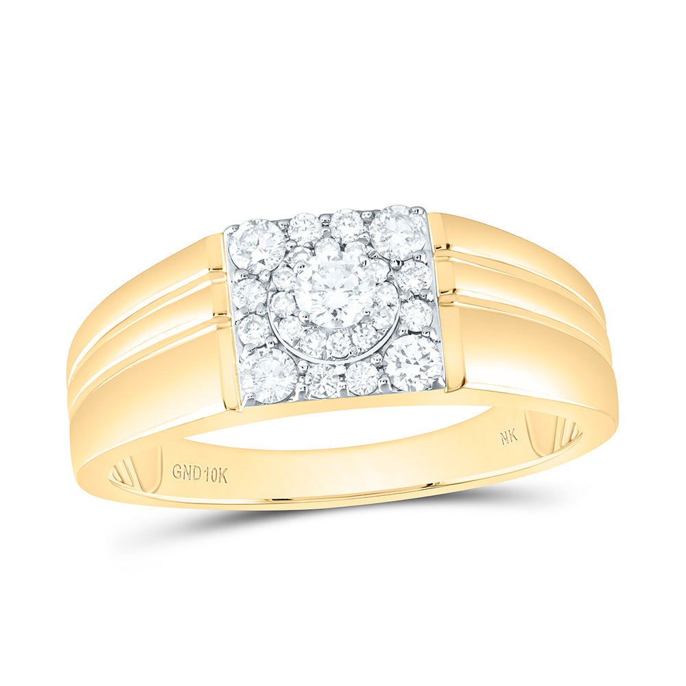 1/2Ctw-Dia Nk Mens Band (4.19 grams)