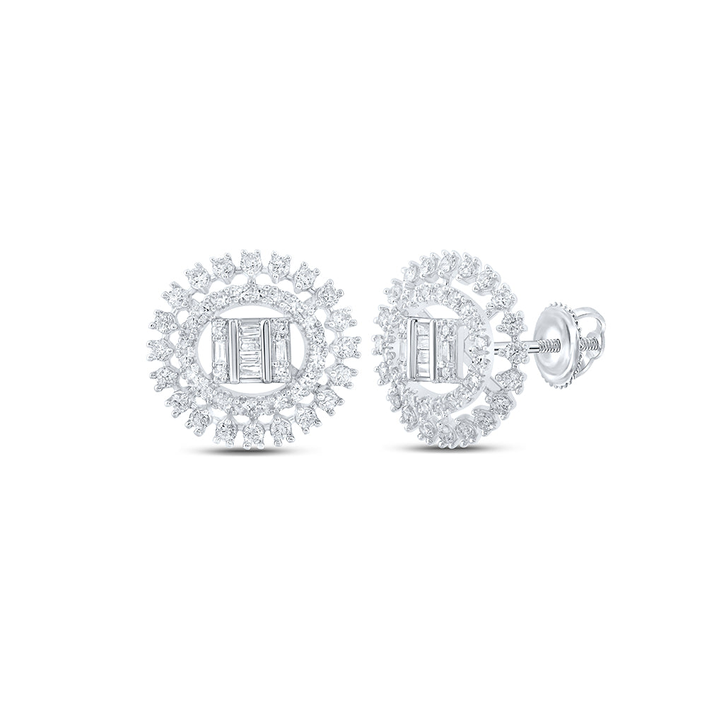 7/8Ctw-Dia Nke Trendy Round Earring (2.28 grams)