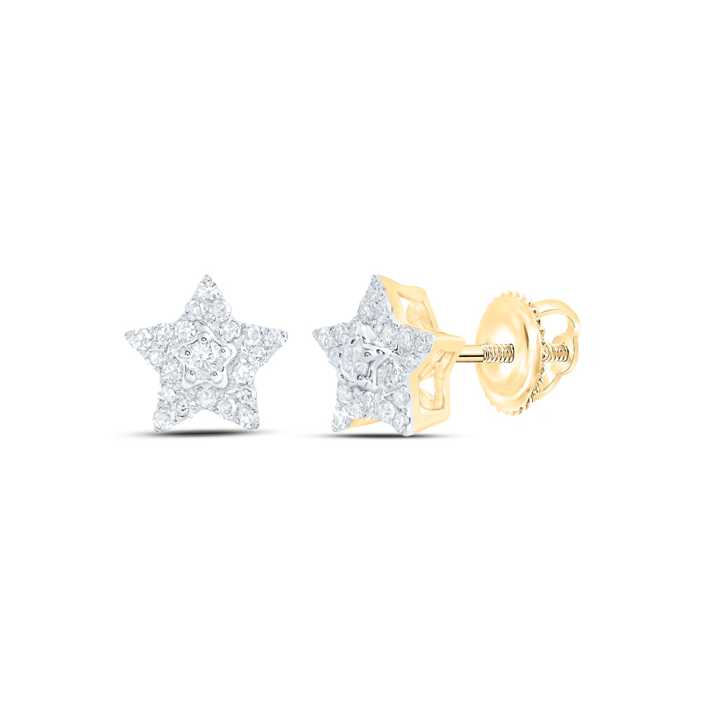 1/5Ctw-Dia Nk Star Earring (1.09 grams)