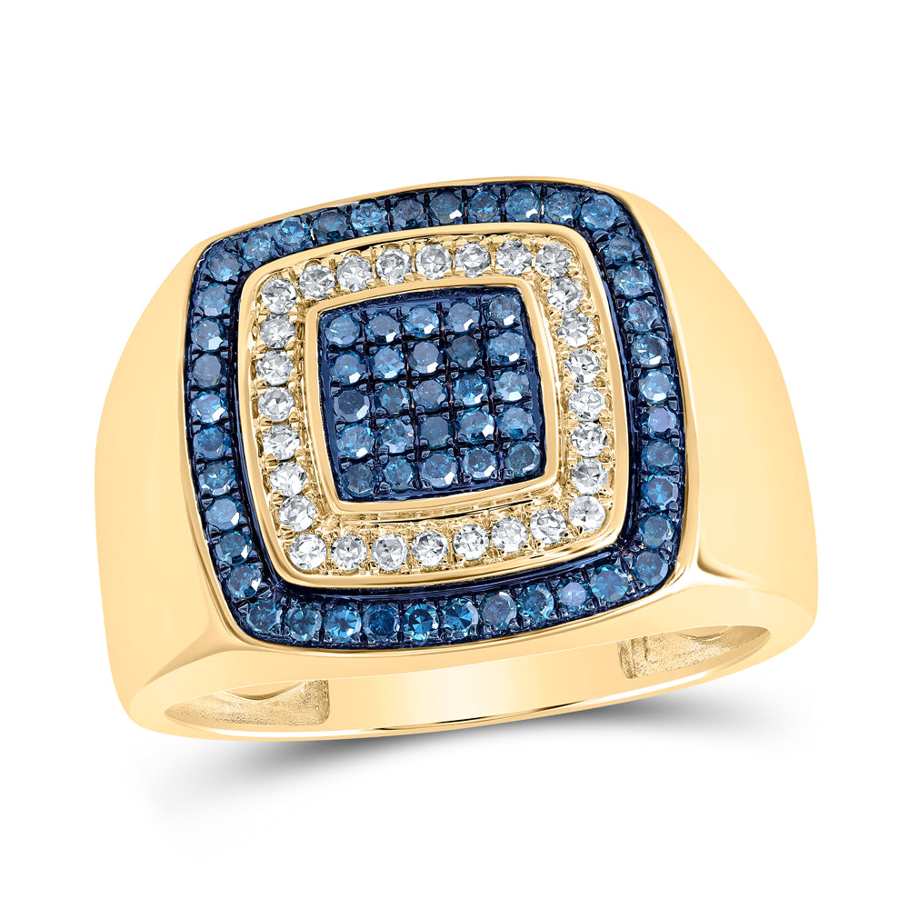 3/4Ctw-Diamond Mens Ring (9.14 grams)