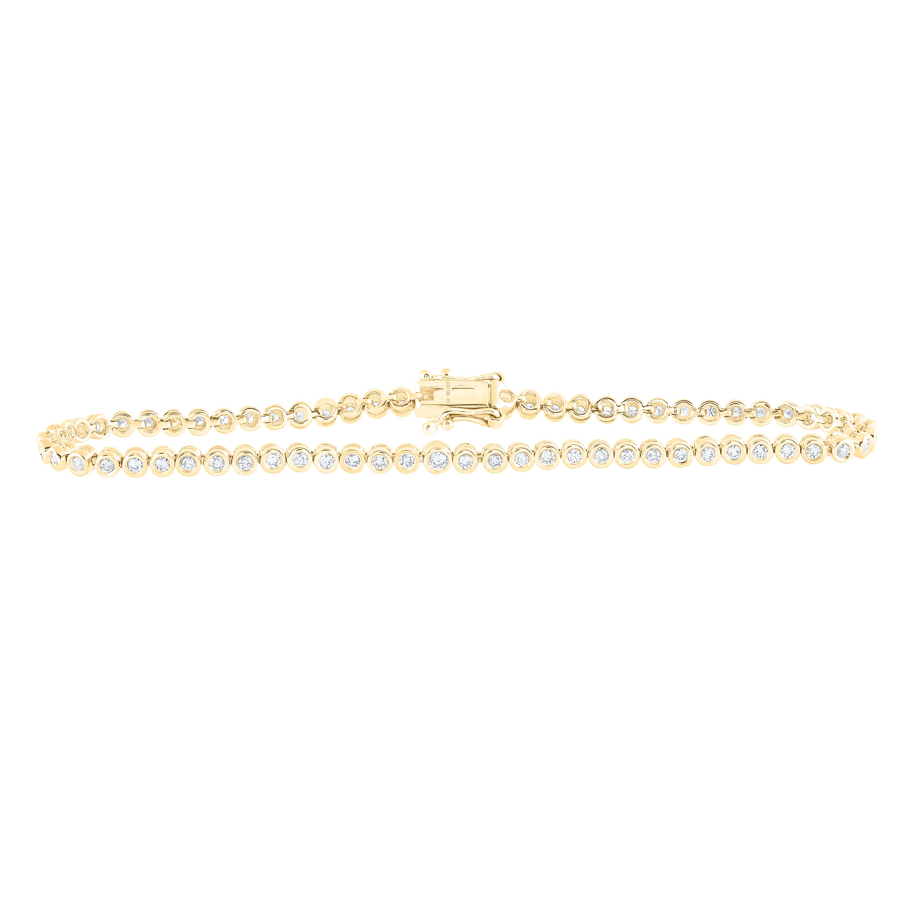 7/8Ctw-Dia Nk Bracelet (7 Inch) (5.86 grams)