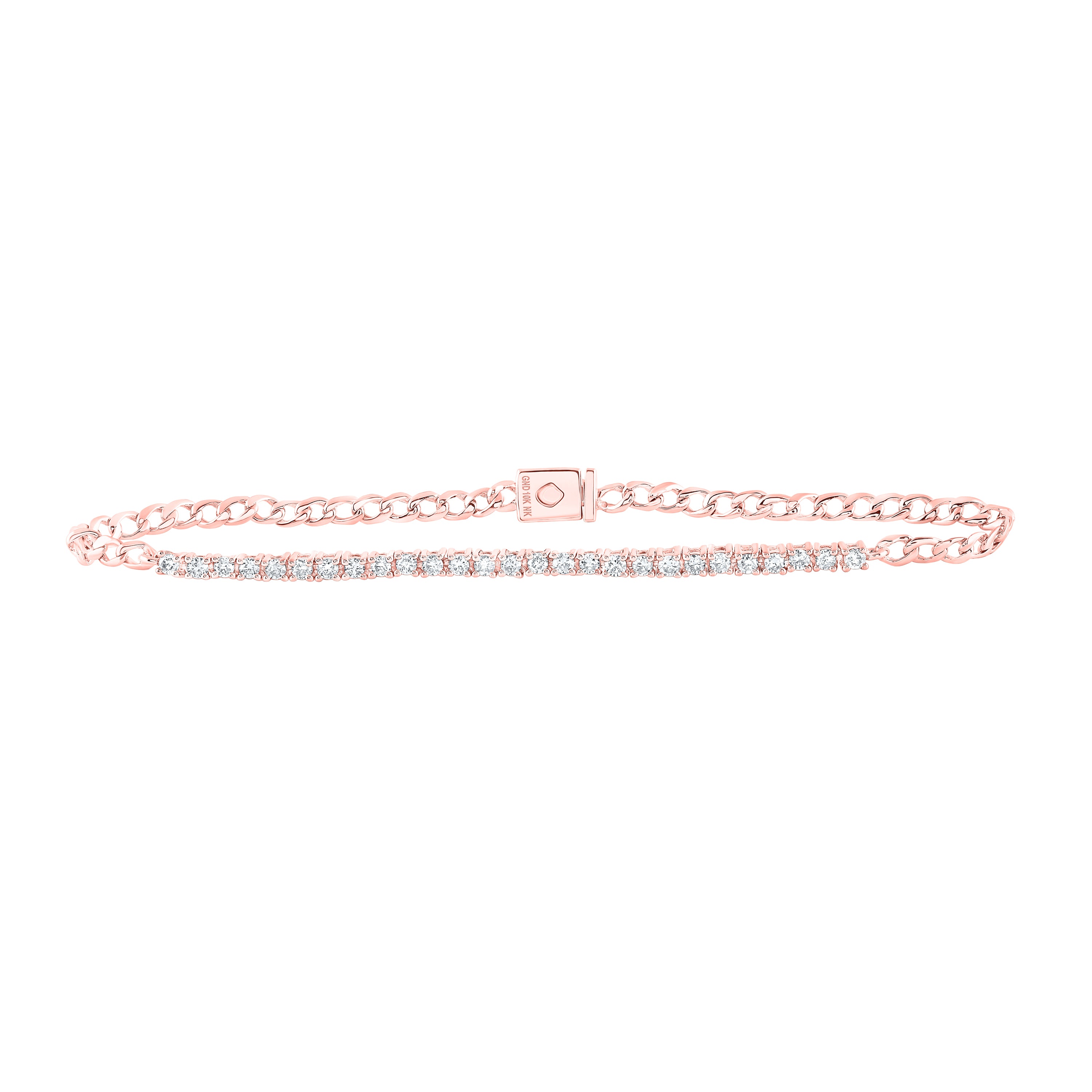 3/4Ctw-Dia Nk Fashion Bracelet (7 Inch) (3.86 grams)