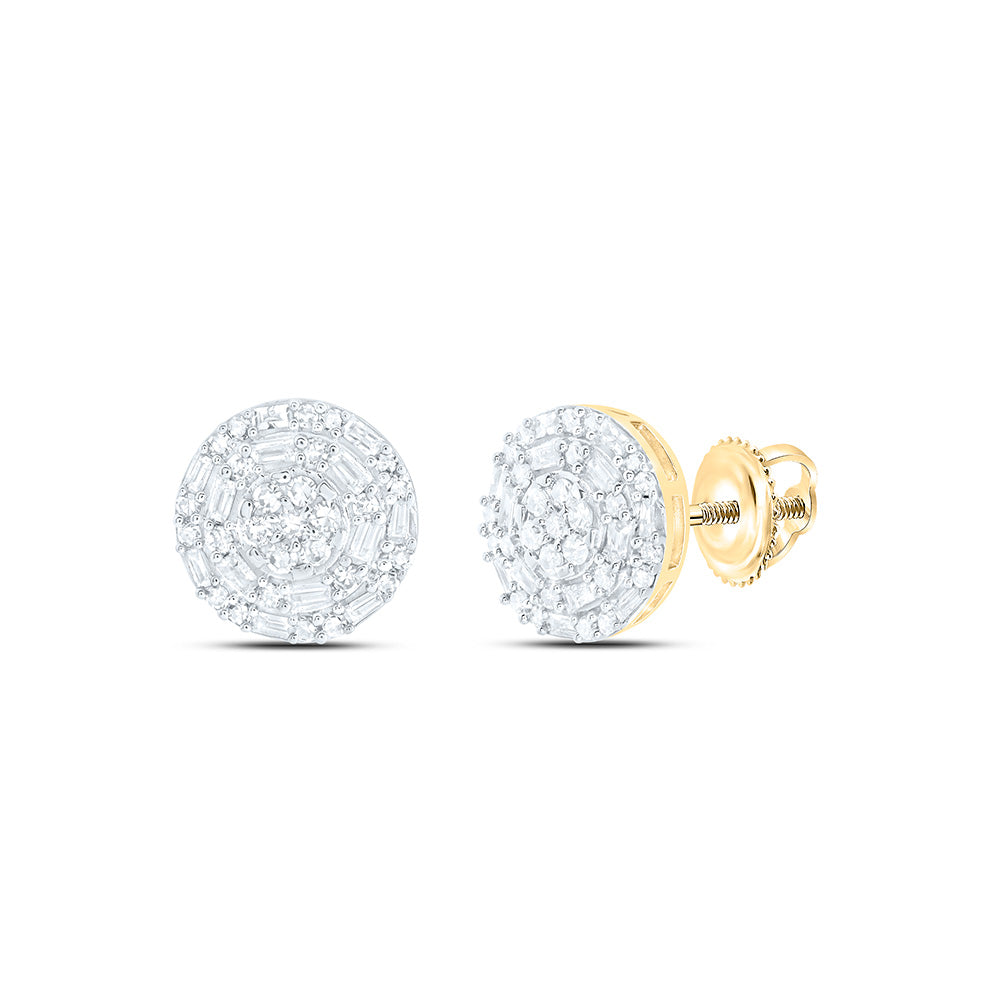 1/2Ctw-Dia Nk Round Shape Earring (1.71 grams)