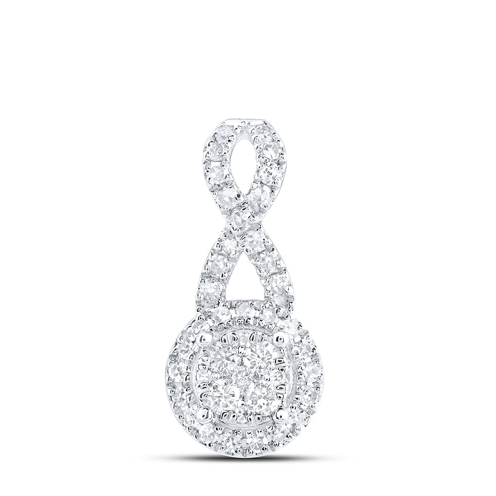 1/4Ctw-Dia Nk Fashion Round Pendant (1.33 grams)