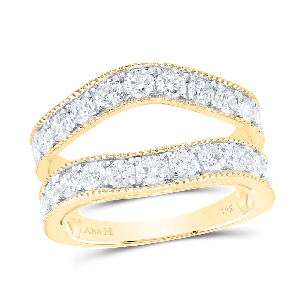 2Ctw Dia Ana M Enhancer Ring (5.84 grams)