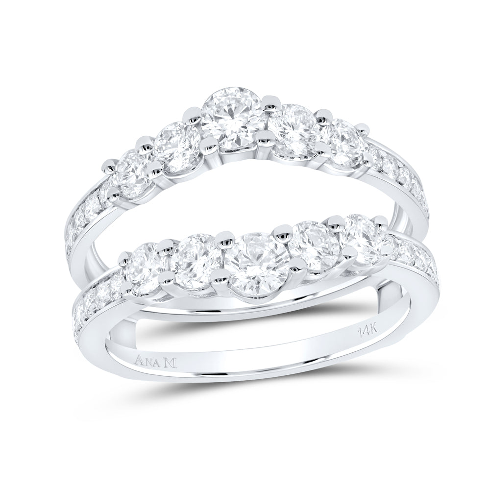 1 1/2Ctw Dia Ana M Enhancer Ring (4.01 grams)