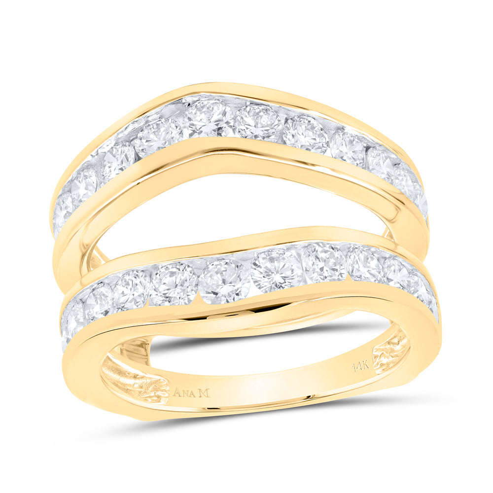 1 1/2Ctw Dia Ana M Enhancer Ring (7.94 grams)