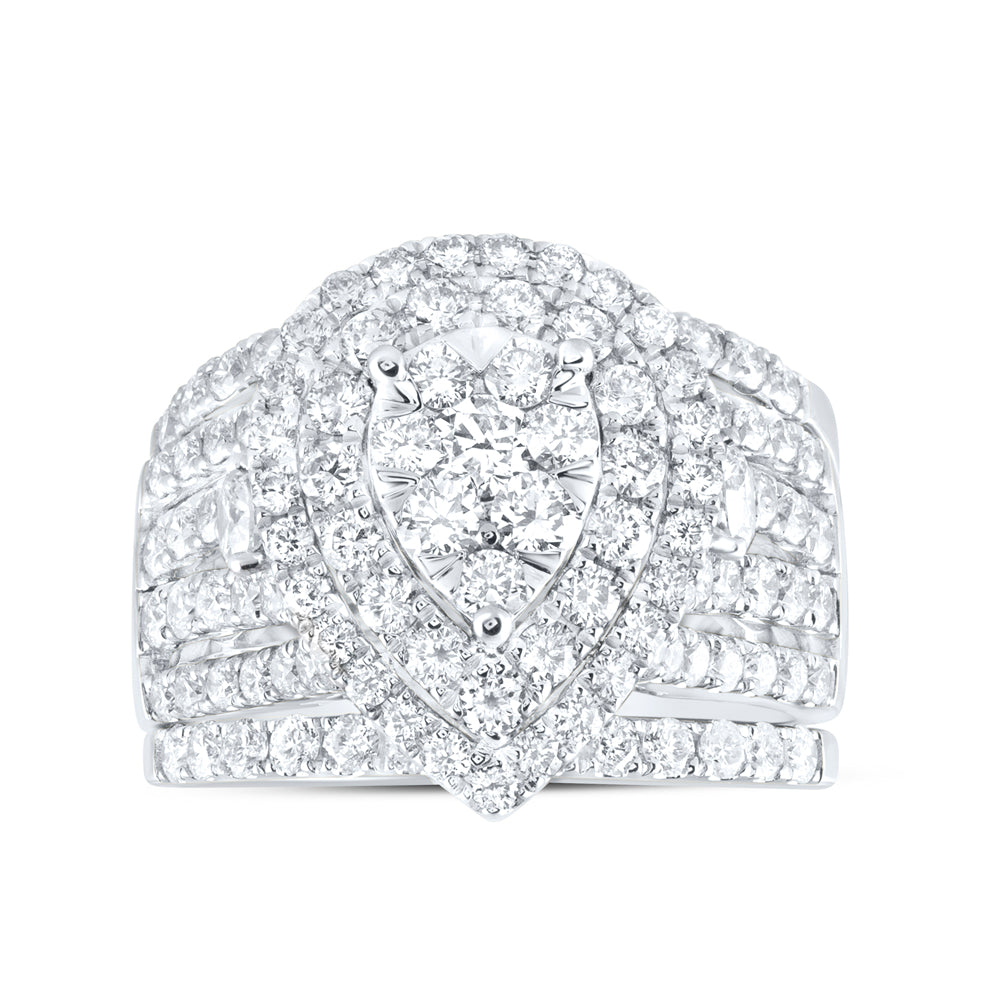 3Ctw-Dia Ana M Fashion Bridal Set (10.26 grams)