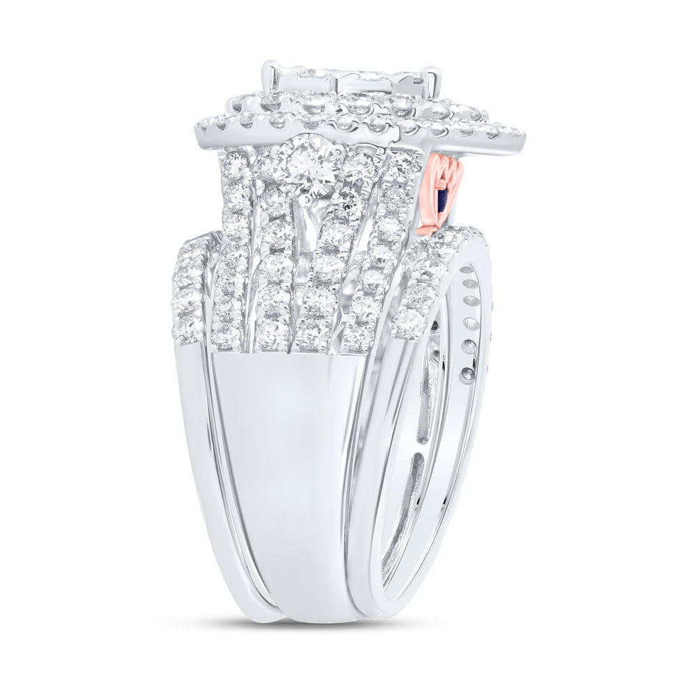 3Ctw-Dia Ana M Fashion Bridal Set (10.26 grams)