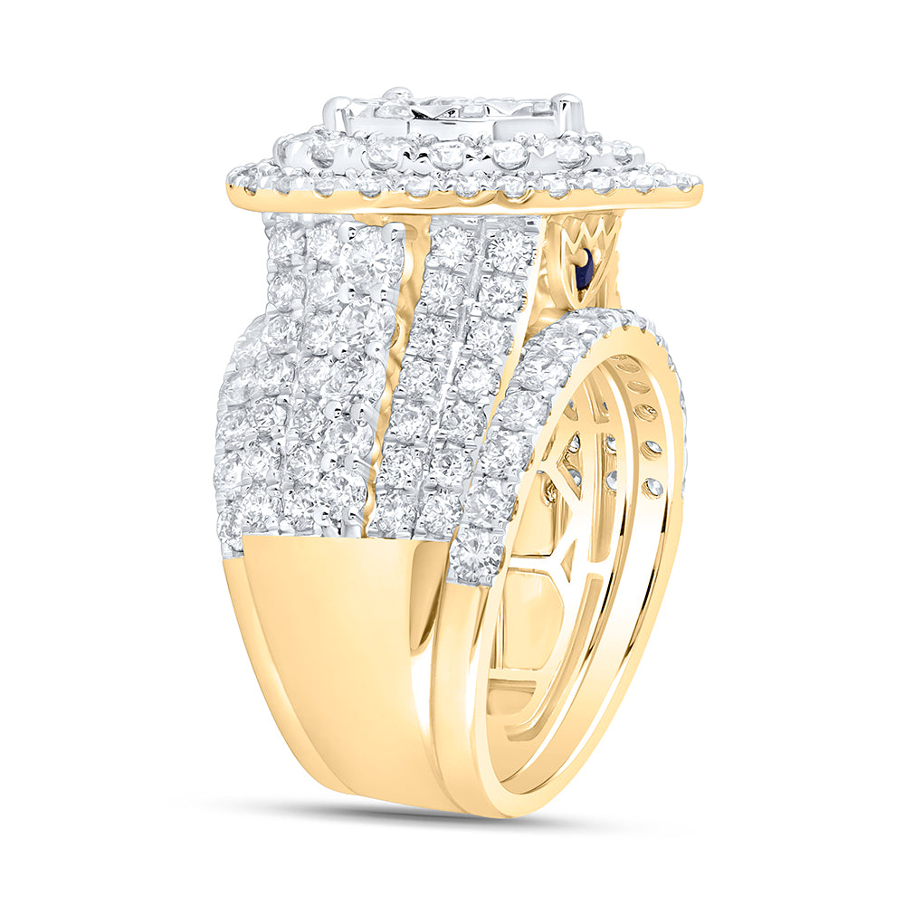 3 7/8Ctw-Dia Ana M Fashion Bridal Set (11.57 grams)