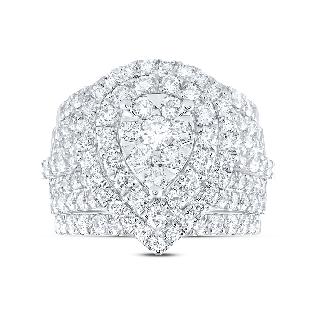 3 7/8Ctw-Dia Ana M Fashion Bridal Set (11.84 grams)