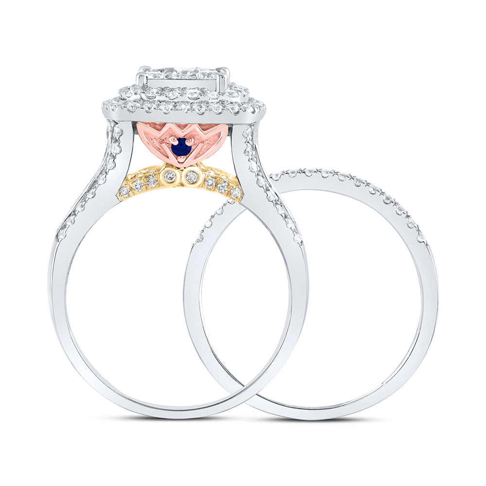 2 1/5Ctw-Dia Ana M Fashion Bridal Set (8.37 grams)