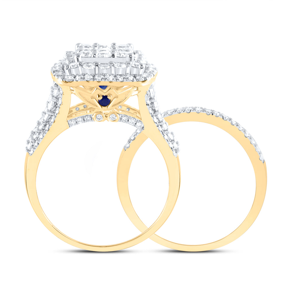 2 1/5Ctw-Dia Ana M Fashion Bridal Set (7.99 grams)