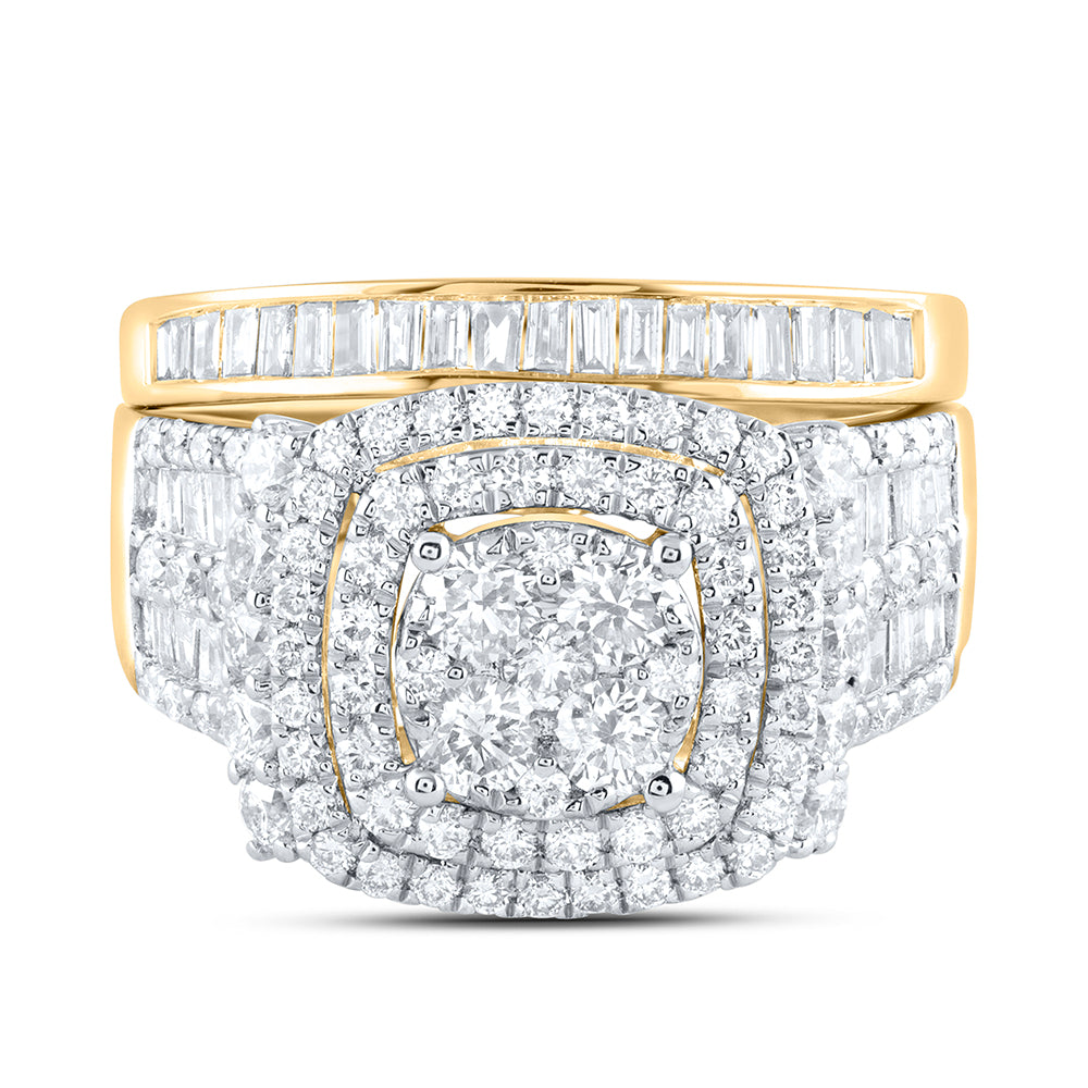 2 1/3Ctw-Dia Ana M Fashion Bridal Set (7.64 grams)