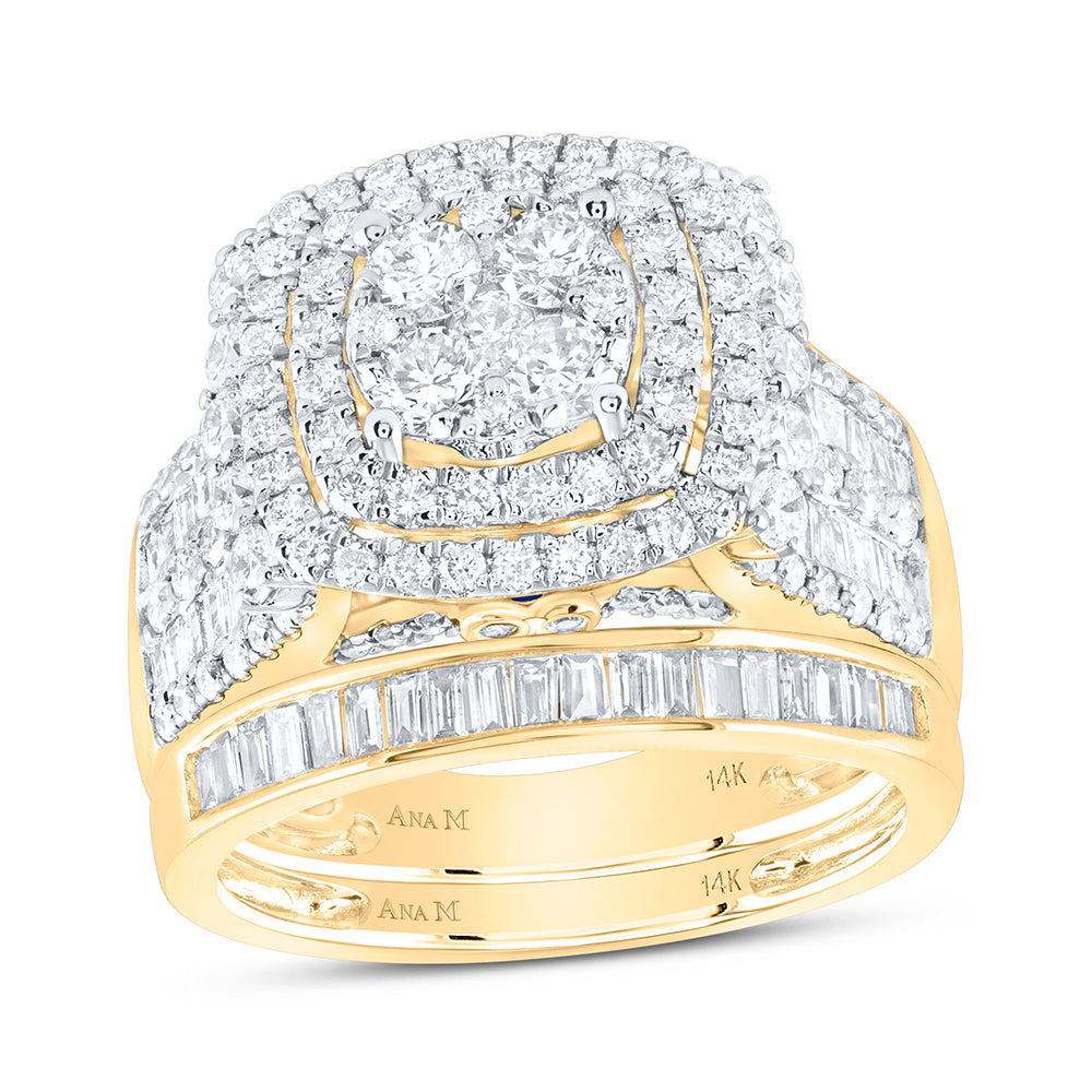 2 1/3Ctw-Dia Ana M Fashion Bridal Set (7.64 grams)