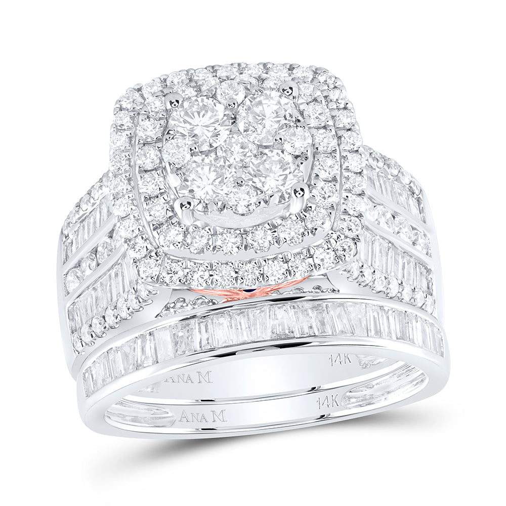 2 1/3Ctw-Dia Ana M Fashion Bridal Set (8.11 grams)