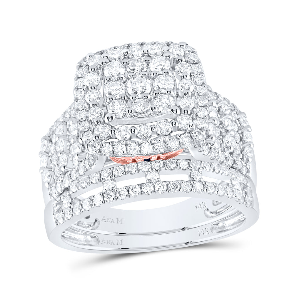 1 3/4Ctw-Dia Ana M Fashion Bridal Set (8.17 grams)