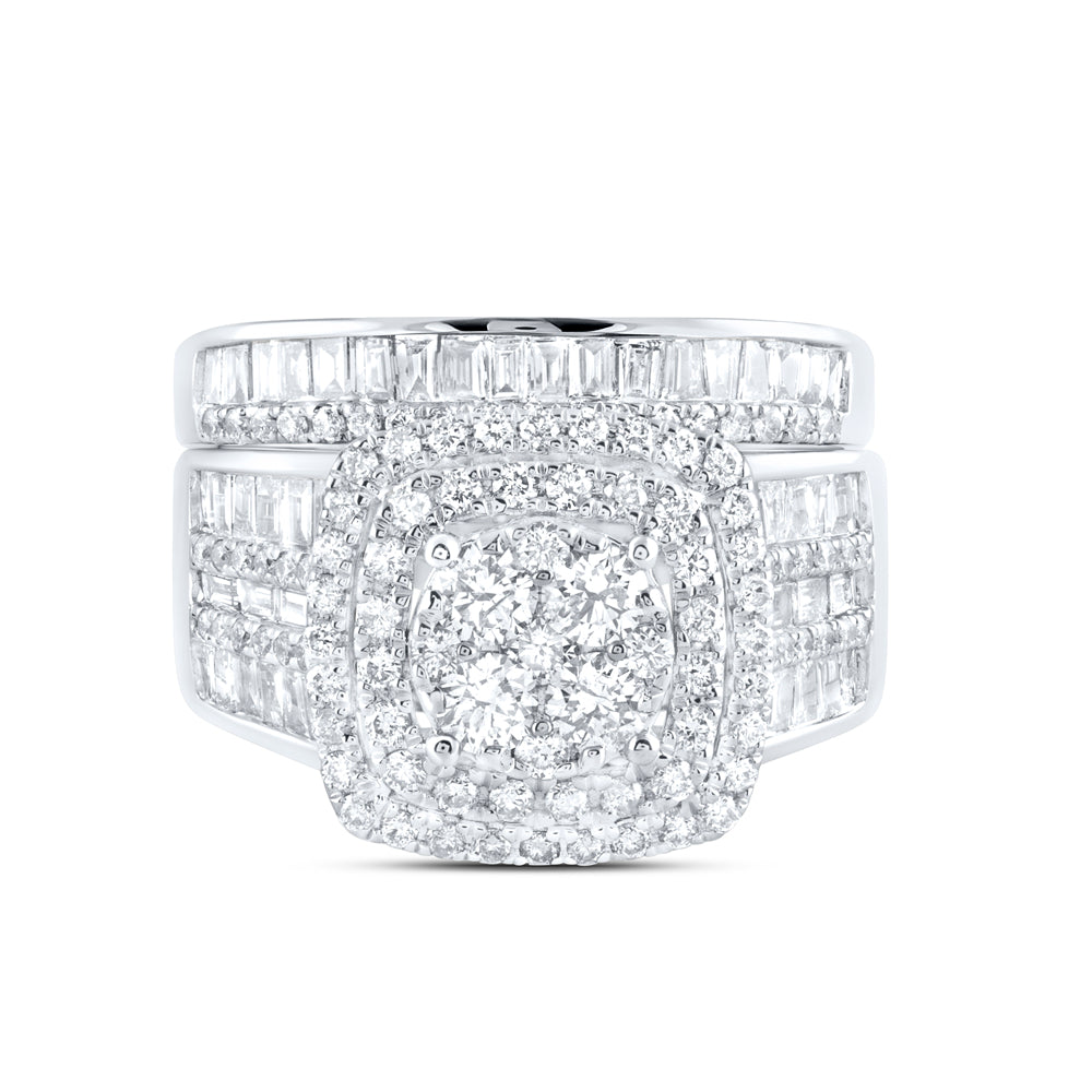 2 1/4Ctw-Dia Ana M Fashion Bridal Set (8.07 grams)