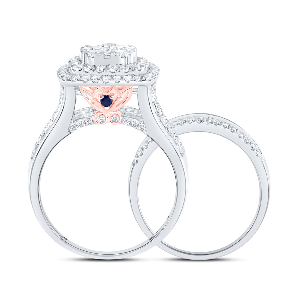 2 1/4Ctw-Dia Ana M Fashion Bridal Set (8.07 grams)