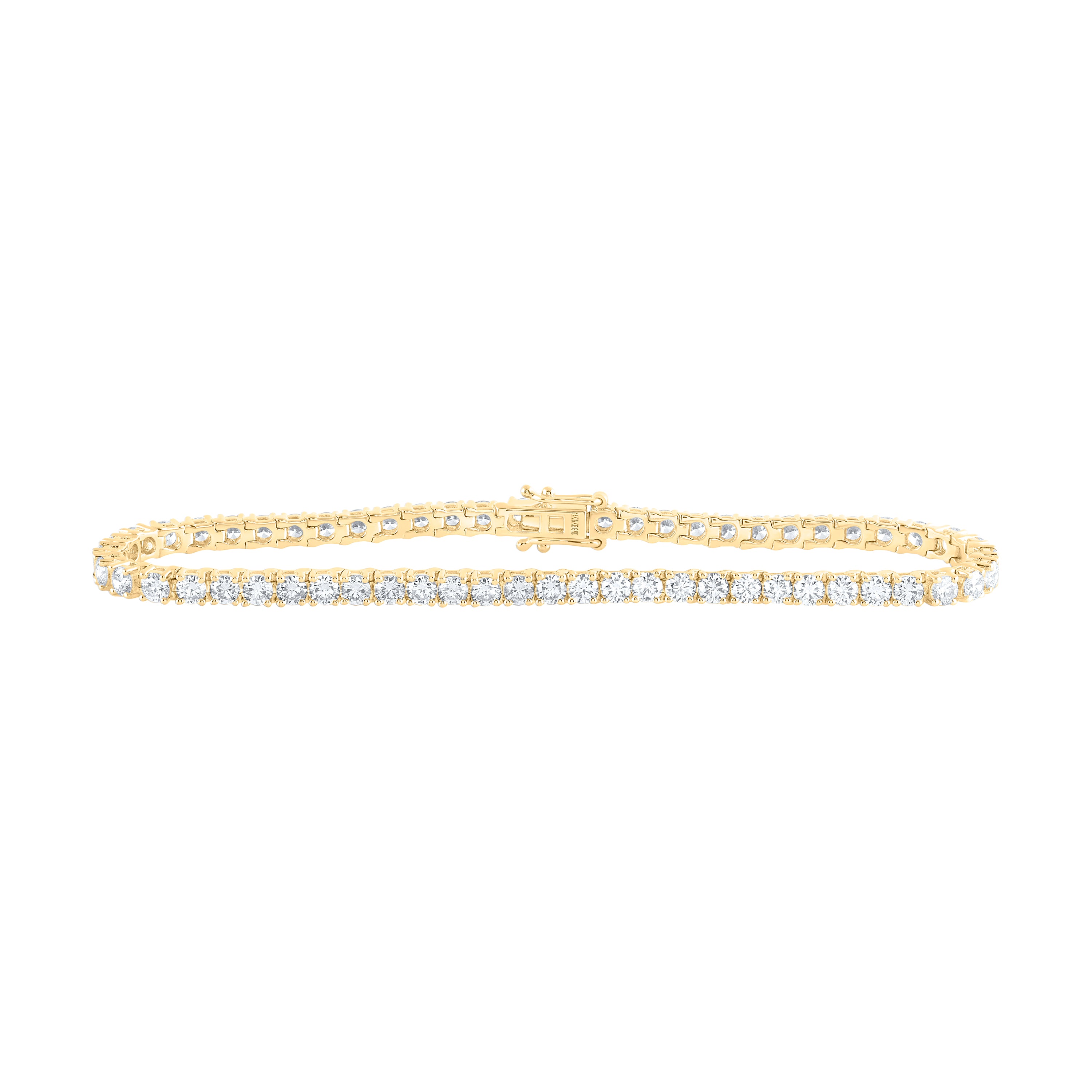 14Kt Gold 5Ctw-Dia Nke Tennis Bracelet (7 Inch)