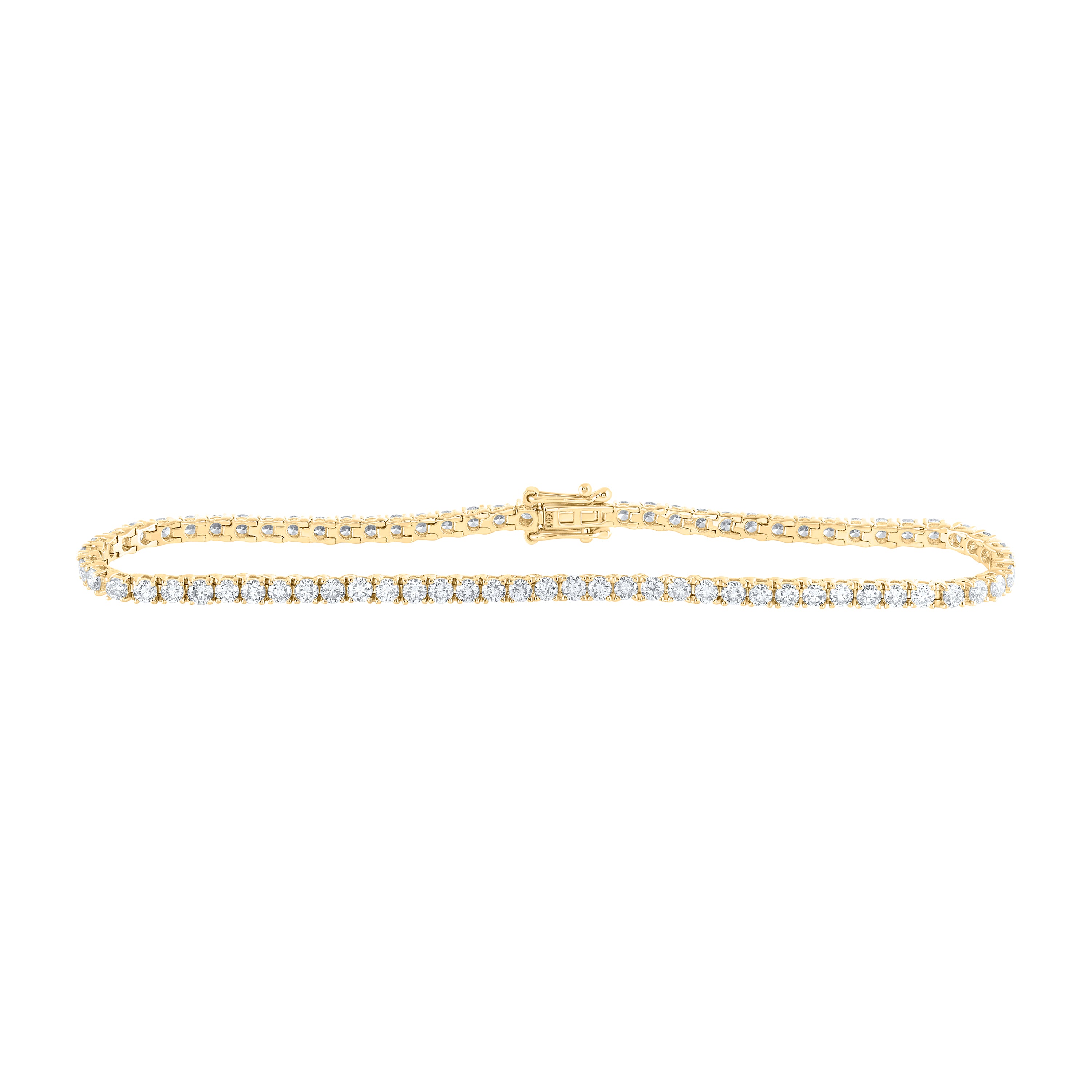 14Kt Gold 3Ctw-Dia Nke Tennis Bracelet (7 Inch)
