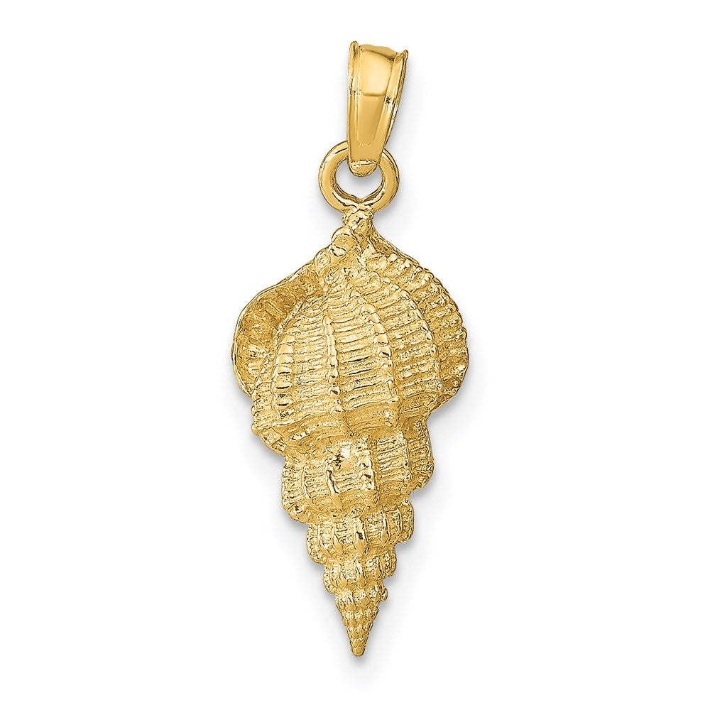 14k Yellow Gold 9 mm Conch Shell Pendant (1.4 grams)