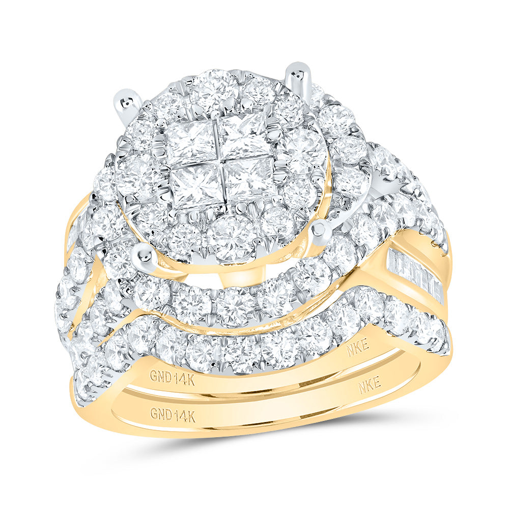 3Ct-Diamond Bridal Set (11.42 grams)