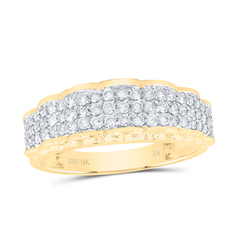 2CTW-DIA NK ROUND SHAPE TRIO SET