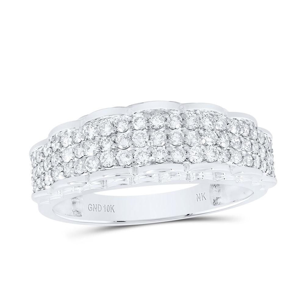 2CTW-DIA NK ROUND SHAPE TRIO SET