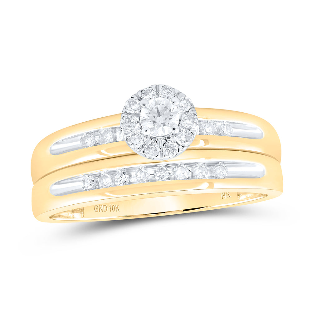 1/2CTW-Diamond ROUND TRIO SET