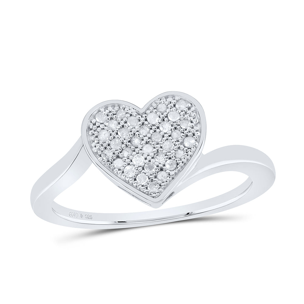 1/5 Ctw-Dia P4 Gift Heart Ring (2.21 grams)