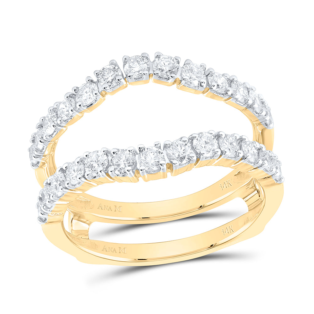 1Ctw Dia Ana M Enhancer Ring (4.41 grams)